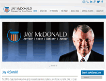 Tablet Screenshot of jaymcdonald.com